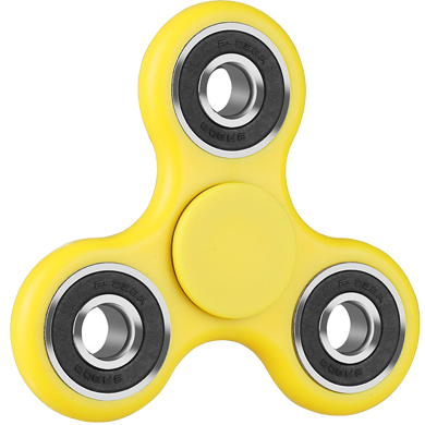 FIDGET SPINNER FINGER ANTIESTRES AMARILLO 0